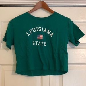 H&M Crop Top, Turquoise NEVER WORN